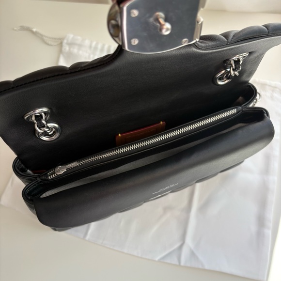 Coach Tabby 26 Shoulder Bag, Black/ Silver Hardware NWOT - Picture 14 of 16